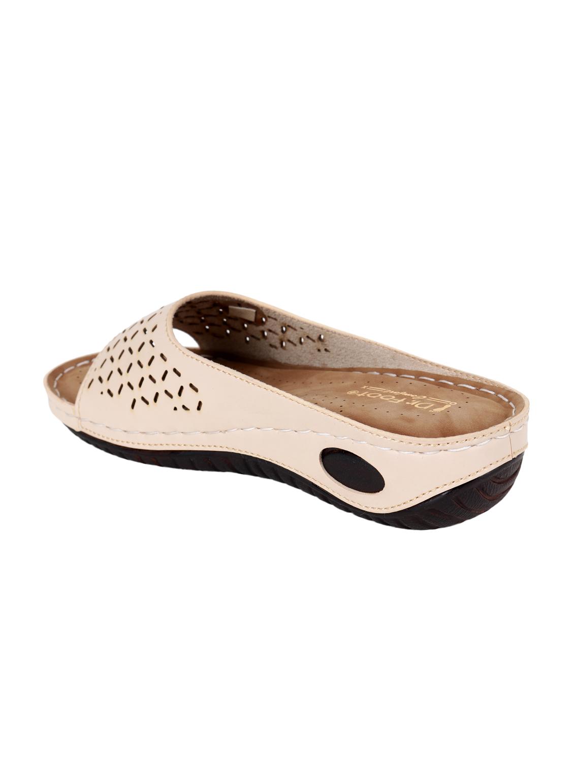 beige suede slippers - 15222513 - Zoom Image - 2