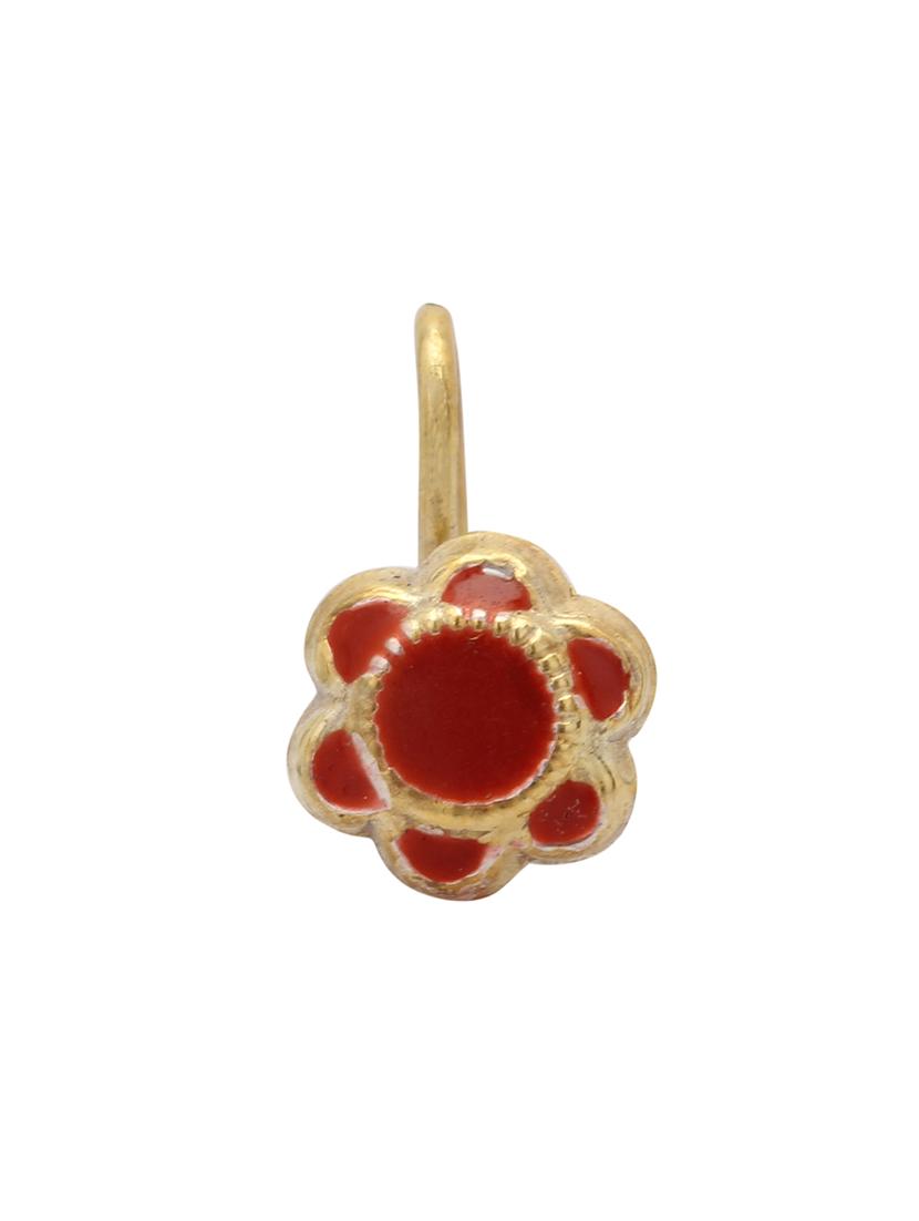 red silver nose pin - 15222789 - Zoom Image - 2
