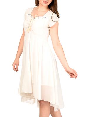 embellished high low dress - 15223706 - Standard Image - 2