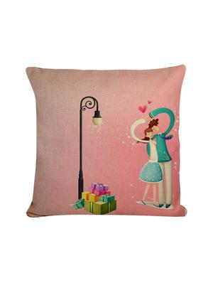 stitchnest printed cushion cover 16 x 16 inchjute cushion cover 16 x 16 inch - 15226928 - Standard Image - 2