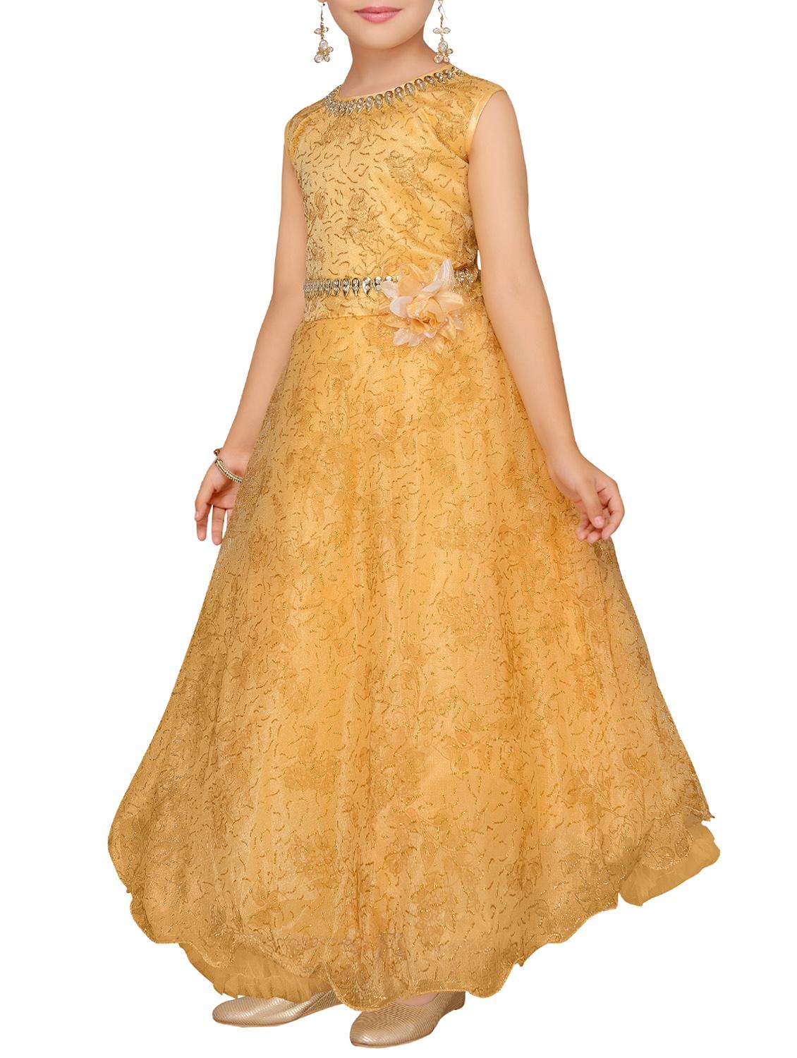 brown net gown - 15229949 - Zoom Image - 2