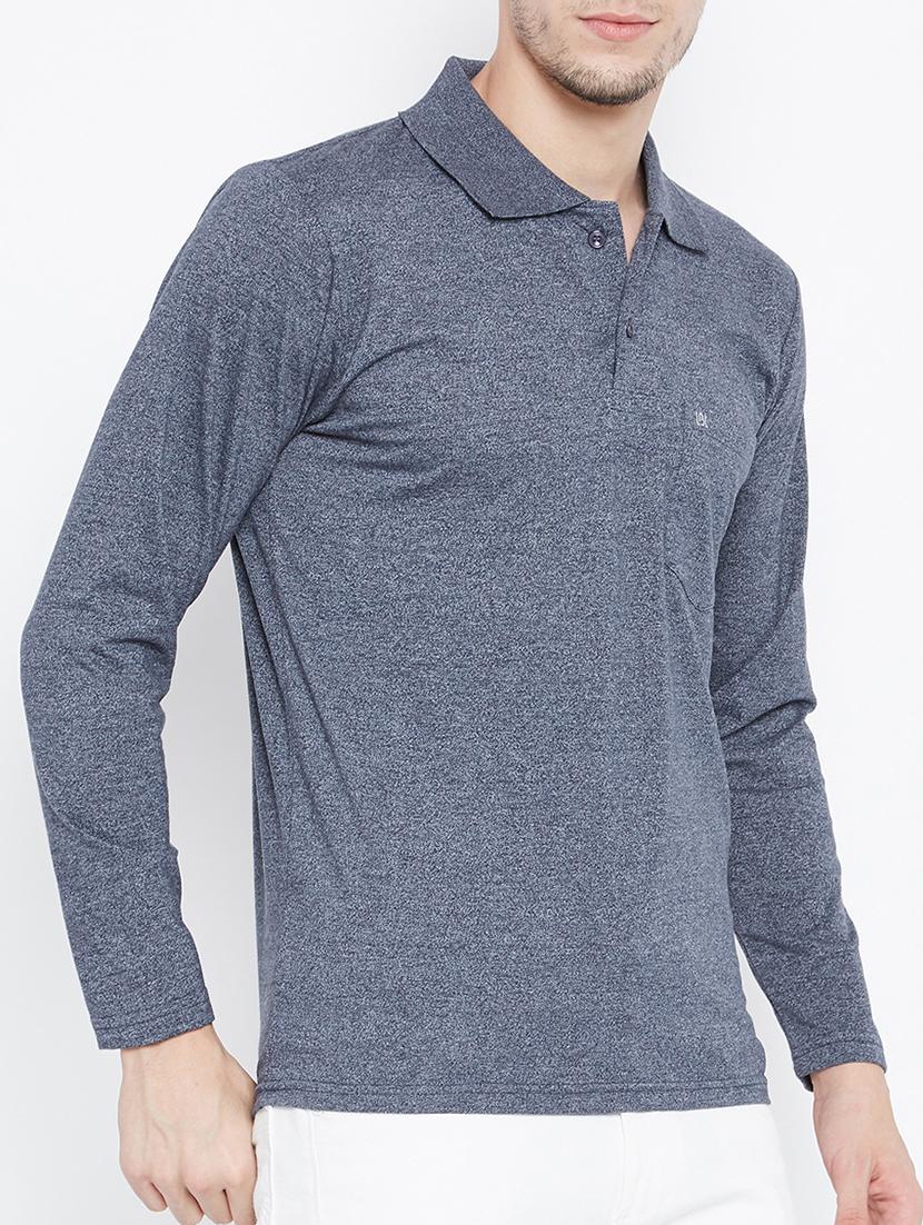 purple cotton pocket t-shirt - 15230746 - Zoom Image - 2