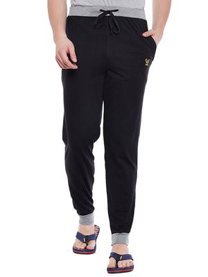 black cotton joggers - 15231931 - Standard Image - 2