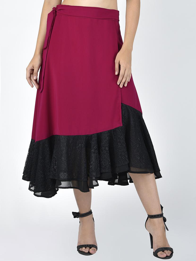 asymmetric ruffled skirt - 15233274 - Zoom Image - 2