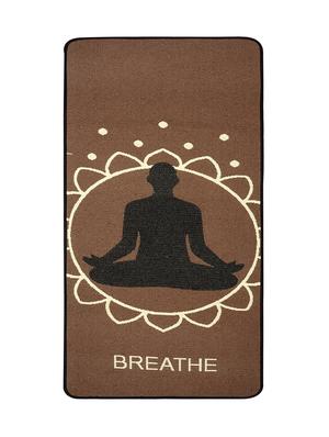 Cotton Handloom Made Anti Skid Yoga/Exercise Rugs -70x170 cm - 15235362 - Standard Image - 2