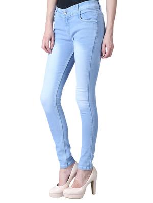 light blue stone wash jeans - 15239842 - Standard Image - 2
