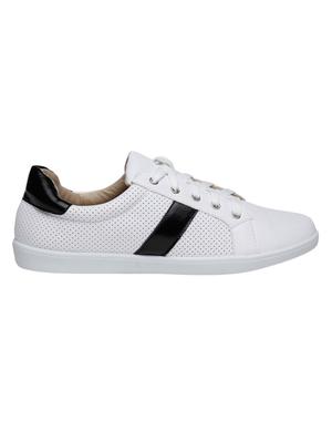 white lace-up sneaker - 15243558 - Standard Image - 2