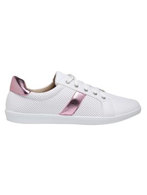 white lace-up sneaker - 15243560 - Standard Image - 2