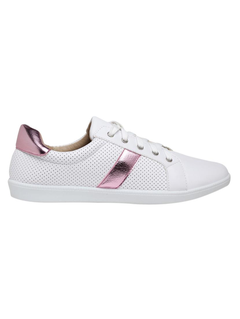 white lace-up sneaker - 15243560 - Zoom Image - 2