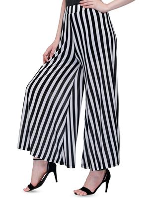 high rise striped flared palazzo - 15252386 - Standard Image - 2