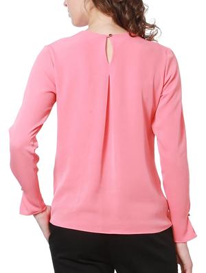 front ruffle detail top - 15252854 - Standard Image - 2