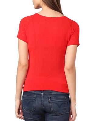 raglan sleeve round neck top - 15252888 - Standard Image - 2