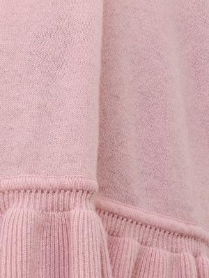 ruffled hem solid cape - 15253462 - Standard Image - 5