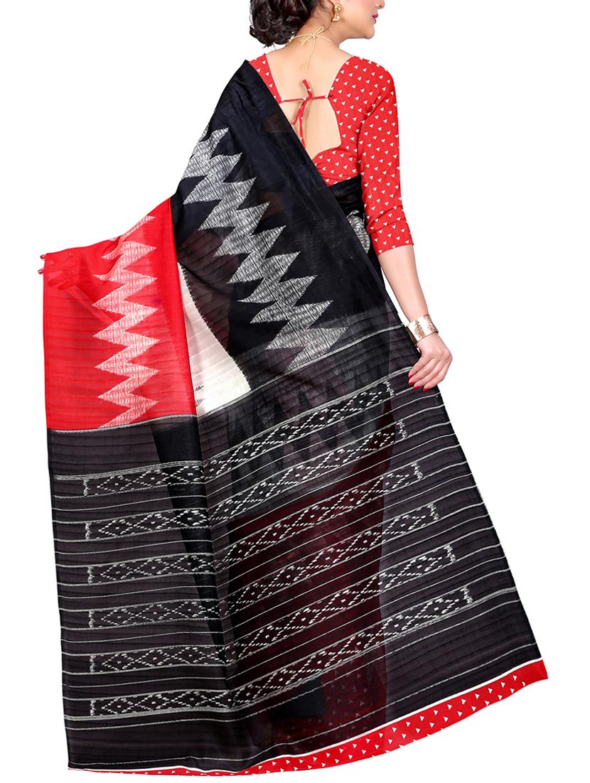 black art silk bhagalpuri saree with blouse - 15255871 - Zoom Image - 2