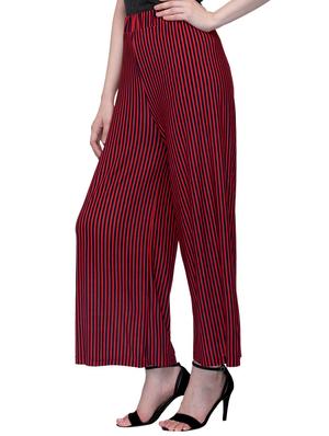 red striped viscose palazzo - 15258627 - Standard Image - 2