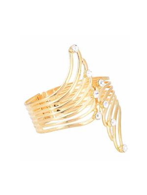 gold metal bangle - 15261641 - Standard Image - 2
