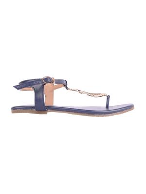blue ankle strap sandal - 15266636 - Standard Image - 2
