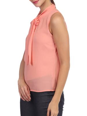 tie up neck top - 15267954 - Standard Image - 2