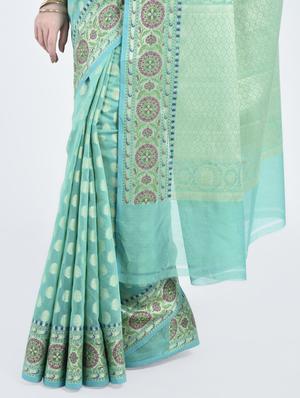 Zari motif Banarasi Saree - 15268532 - Standard Image - 2
