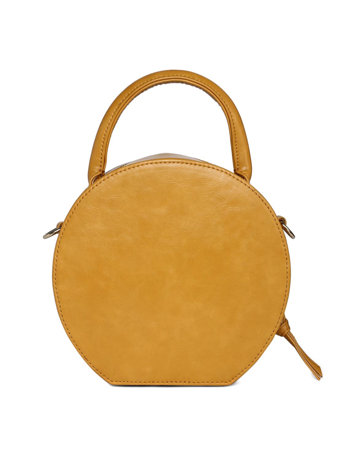 beige leatherette (pu) regular sling bag - 15270236 - Zoom Image - 2