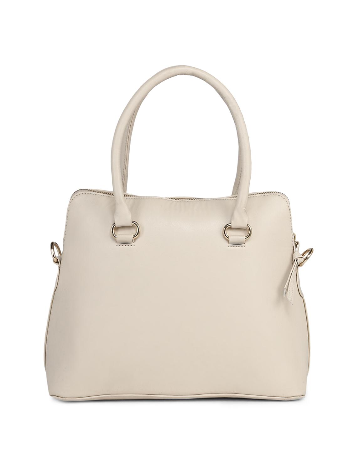 beige leatherette (pu) regular handbag - 15272174 - Zoom Image - 2