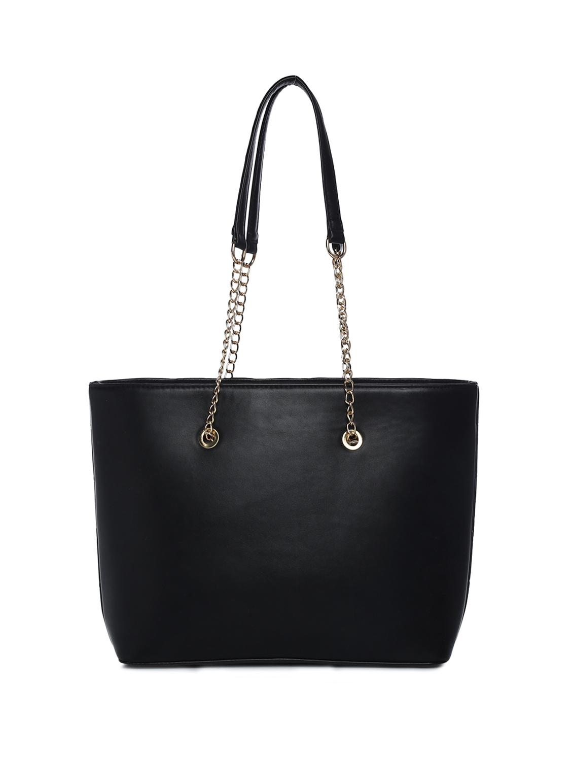 black leatherette (pu) regular handbag - 15272182 - Zoom Image - 2