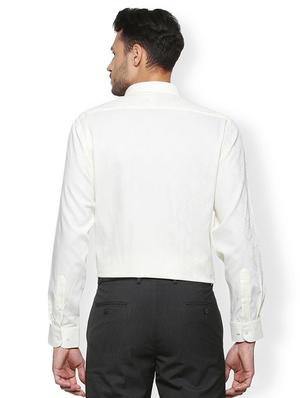 beige cotton formal shirt - 15274649 - Standard Image - 2