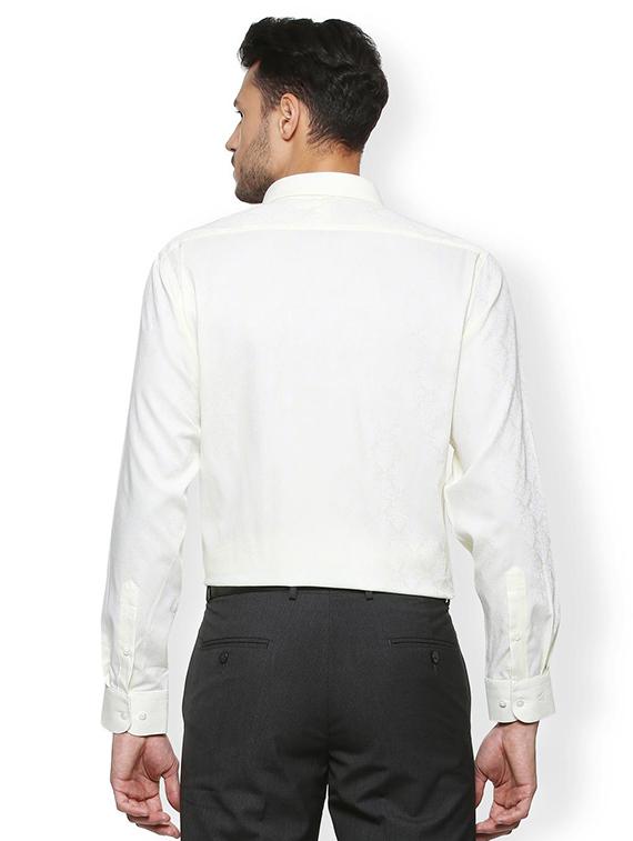 beige cotton formal shirt - 15274649 - Zoom Image - 2