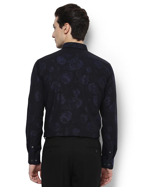 black cotton formal shirt - 15274683 - Zoom Image - 2