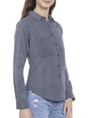 Printed patch pocket detail shirt - 15275517 - Standard Image - 2