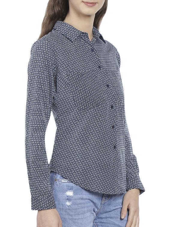 Printed patch pocket detail shirt - 15275517 - Zoom Image - 2