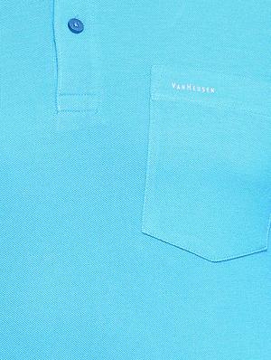 aqua blue cotton pocket t-shirt - 15277160 - Standard Image - 5