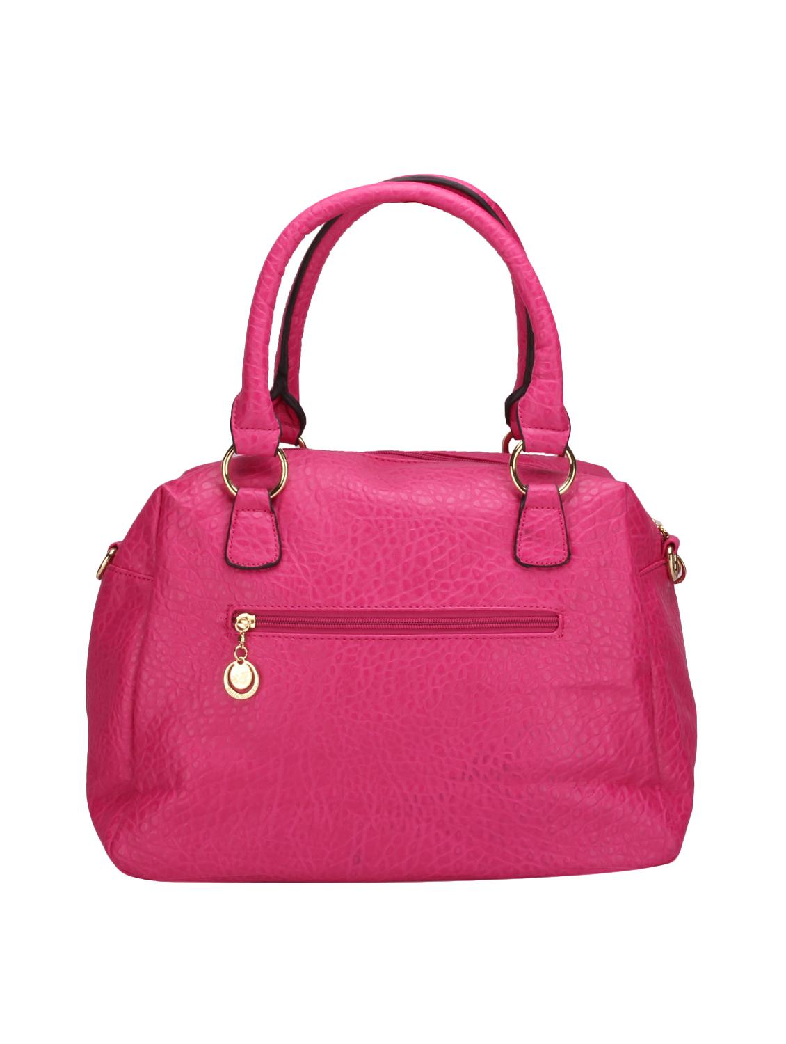 pink leatherette (pu) regular handbag - 15277525 - Zoom Image - 2