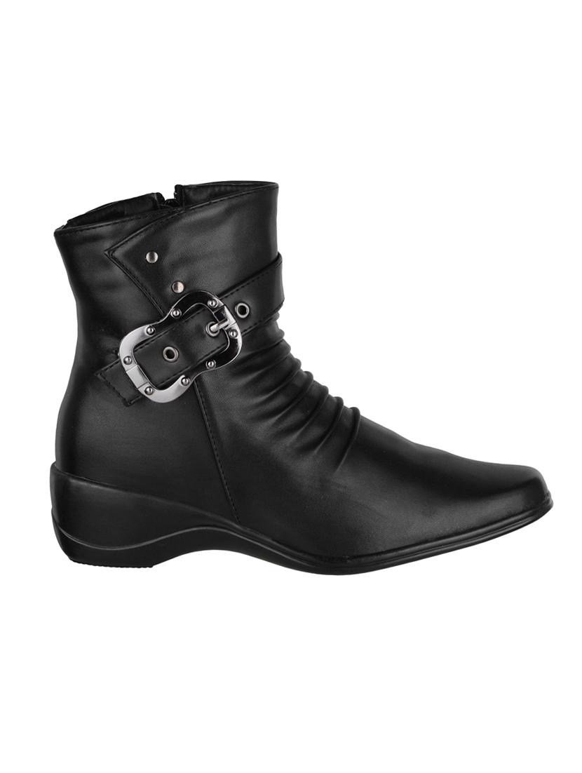 black pvc ankle boot - 15279224 - Zoom Image - 2