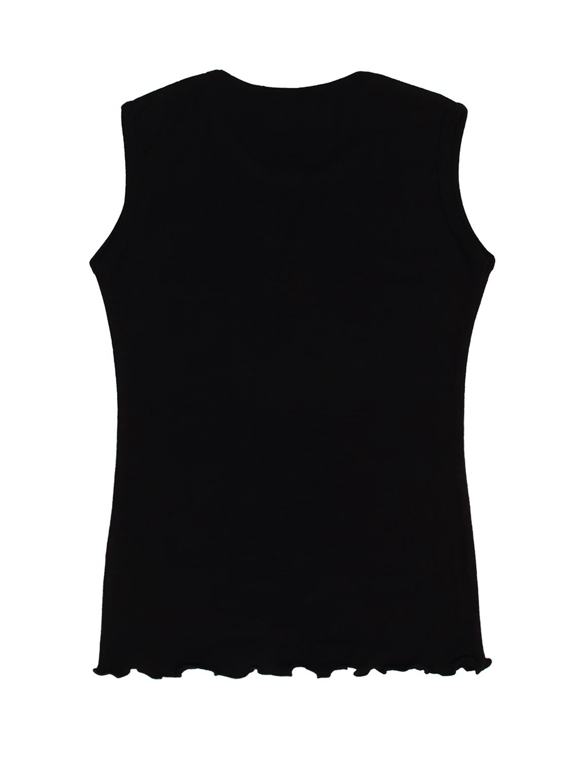 black cotton top - 15282676 - Zoom Image - 2