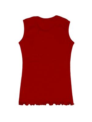 red cotton top - 15282677 - Standard Image - 2