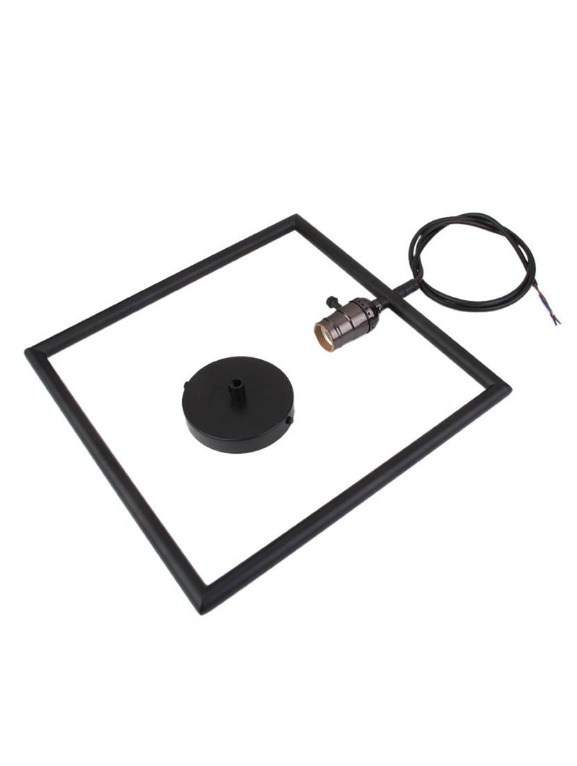 Vintage Edison lamp Rope hangingpendant , E27 Holder, Decorative, Urban Retro style Square Shape - 15283662 - Zoom Image - 5