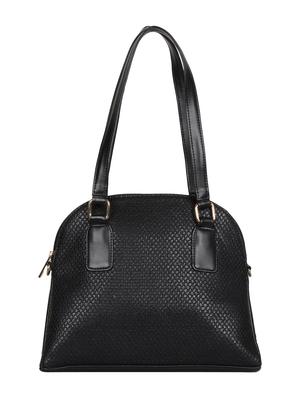 black leatherette (pu) regular handbag - 15283901 - Standard Image - 2