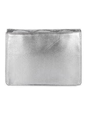 silver leatherette (pu) regular sling bag - 15283942 - Standard Image - 2