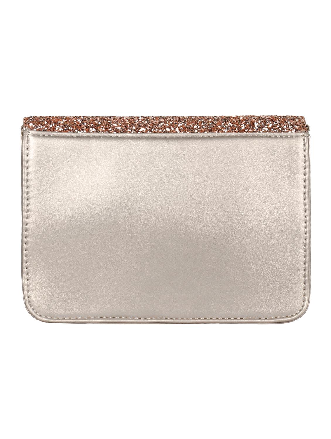 gold leatherette (pu) sling bag - 15283983 - Zoom Image - 2