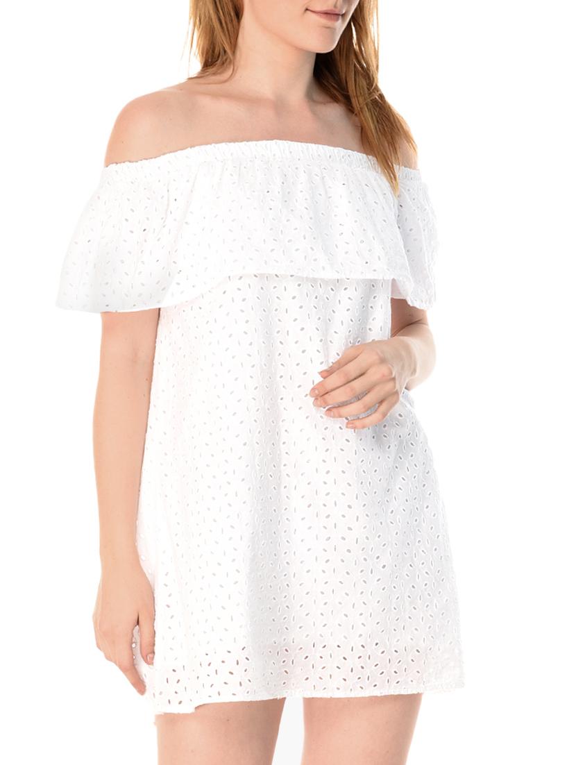 schiffli work layered dress - 15285344 - Zoom Image - 2