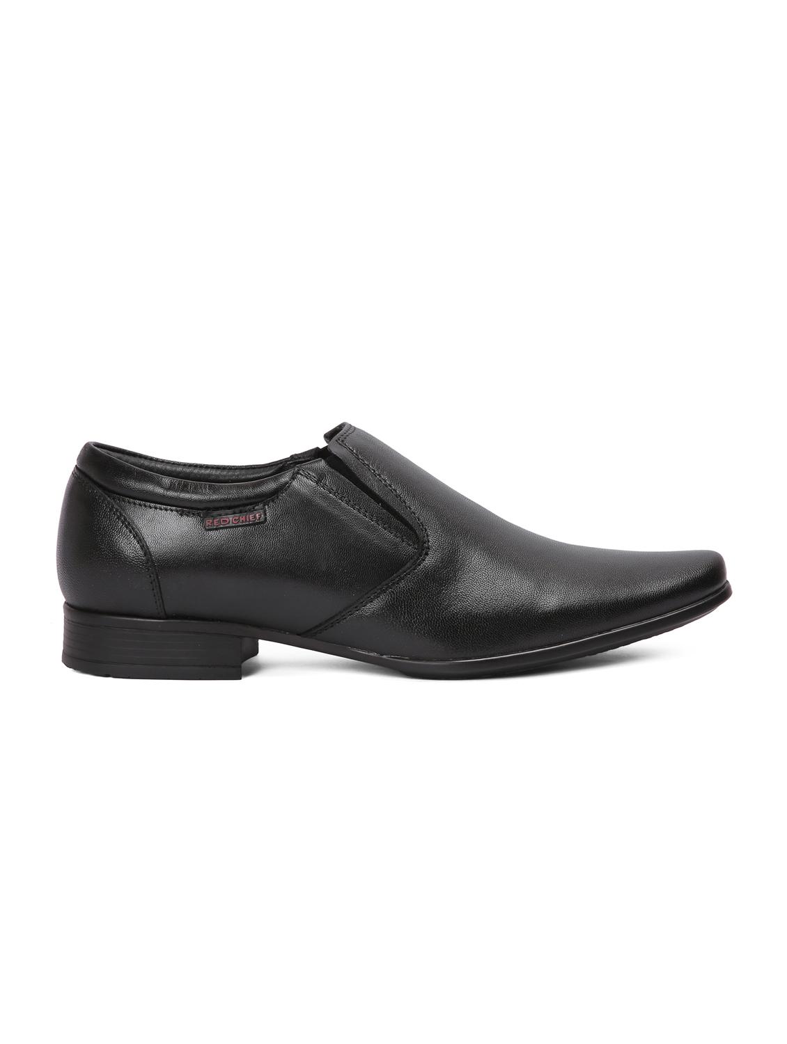 red chief black formal slip on shoes - 15286485 - Zoom Image - 2