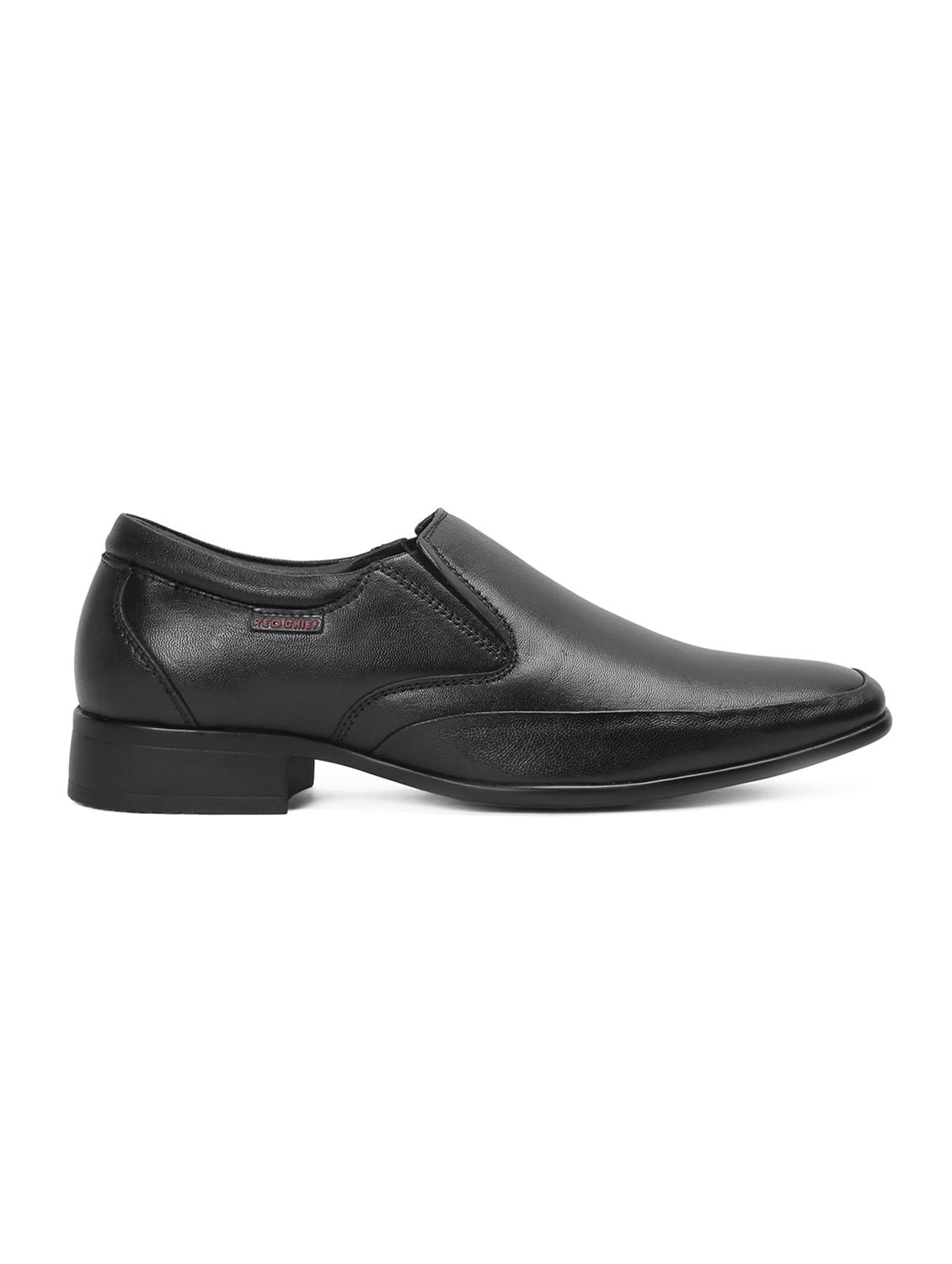 red chief black formal slip on shoes - 15286491 - Zoom Image - 2