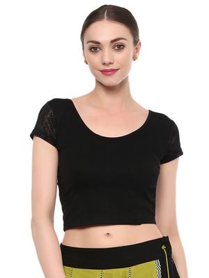 multi colored cotton lycra combos blouse - 15287773 - Standard Image - 2