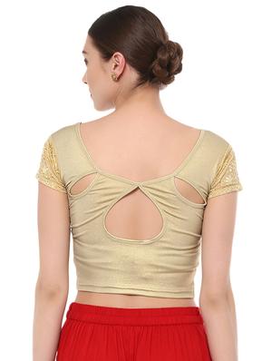 multi colored cotton lycra combos blouse - 15287773 - Standard Image - 5