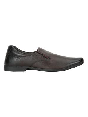 red chief brown leather formal slip on - 15289407 - Standard Image - 2
