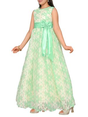 green net party gown - 15290434 - Standard Image - 2