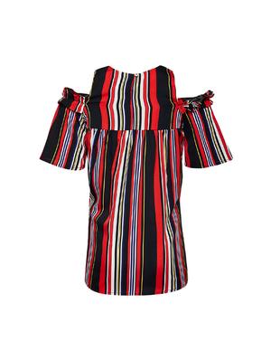 multi colored polyester frock - 15291125 - Standard Image - 2