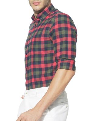 multi colored cotton casual shirt - 15292695 - Standard Image - 2