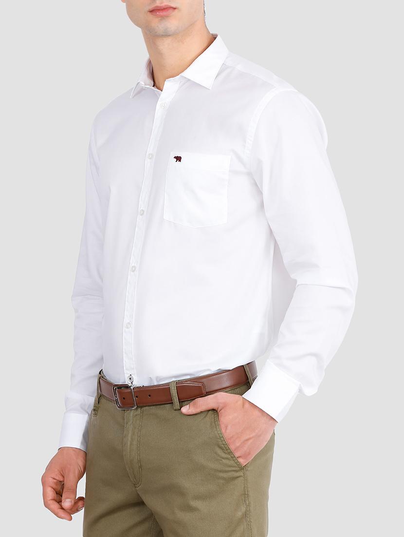 white cotton formal shirt - 15292723 - Zoom Image - 2